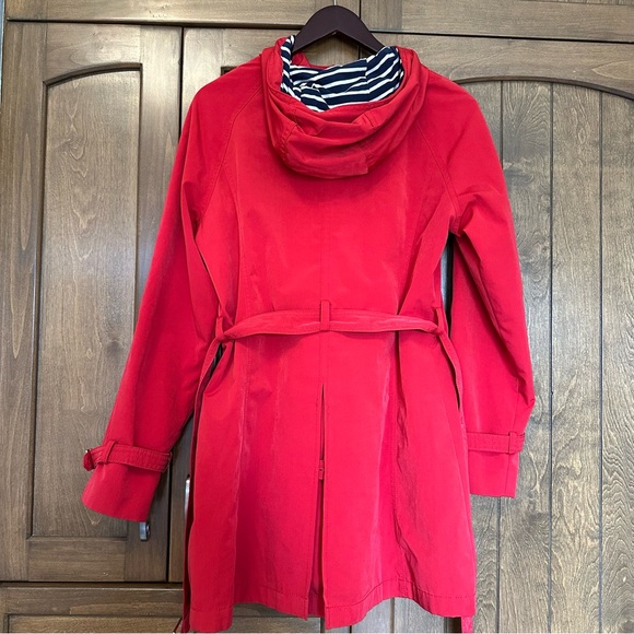 Vintage Nautica Red Raincoat Trenchcoat - Picture 4 of 10